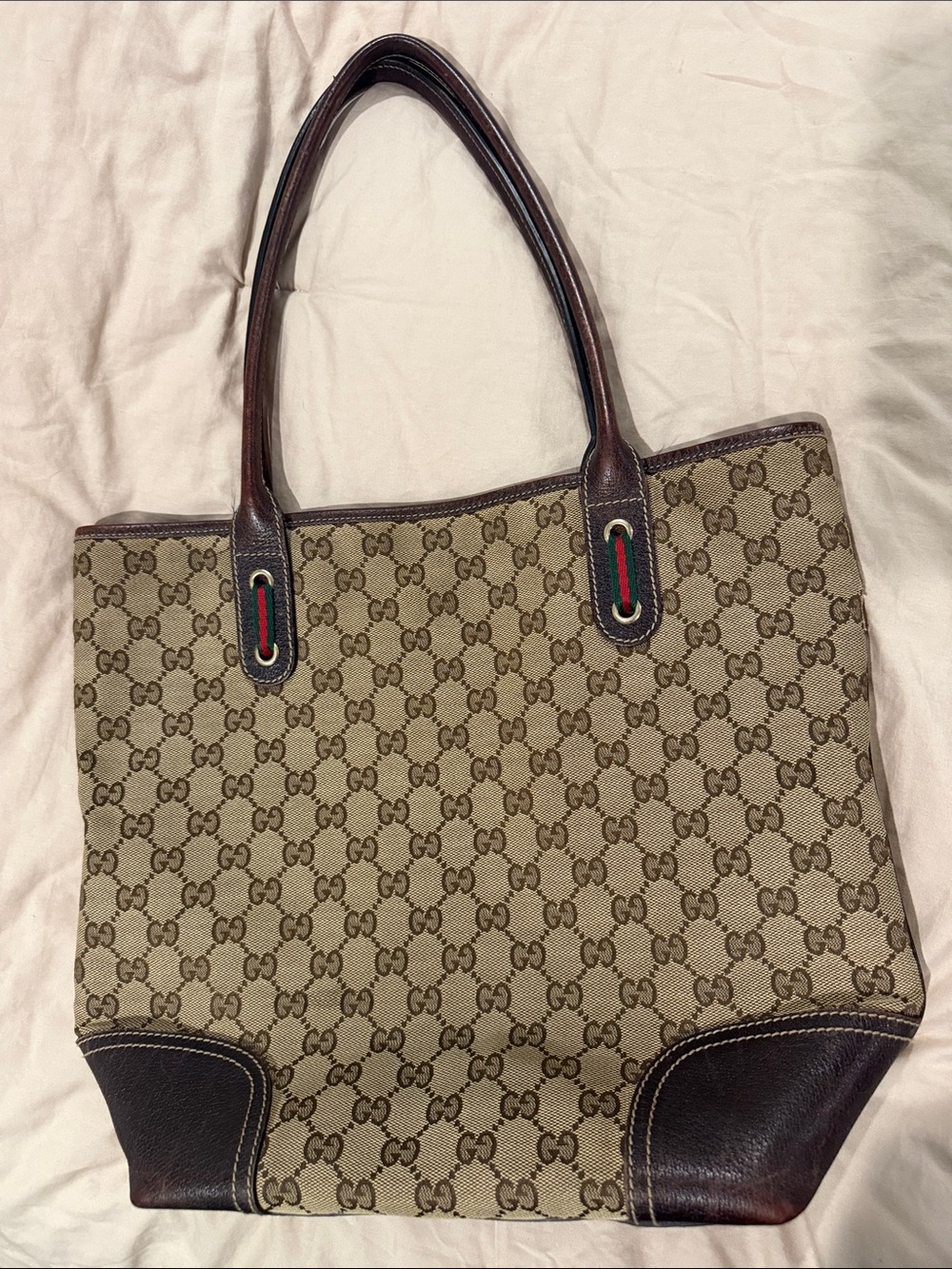 Gucci GG Canvas Vertical Princy Tote - Picture 14 of 16
